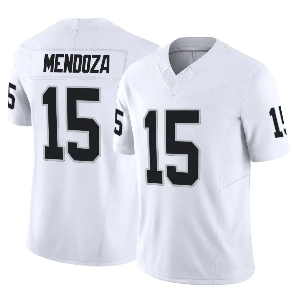 Cooneas LV.Raiders #15 Fernando Mendoza Player White Limited Vapor F.U.S.E. Home Game Stitched Jerseys