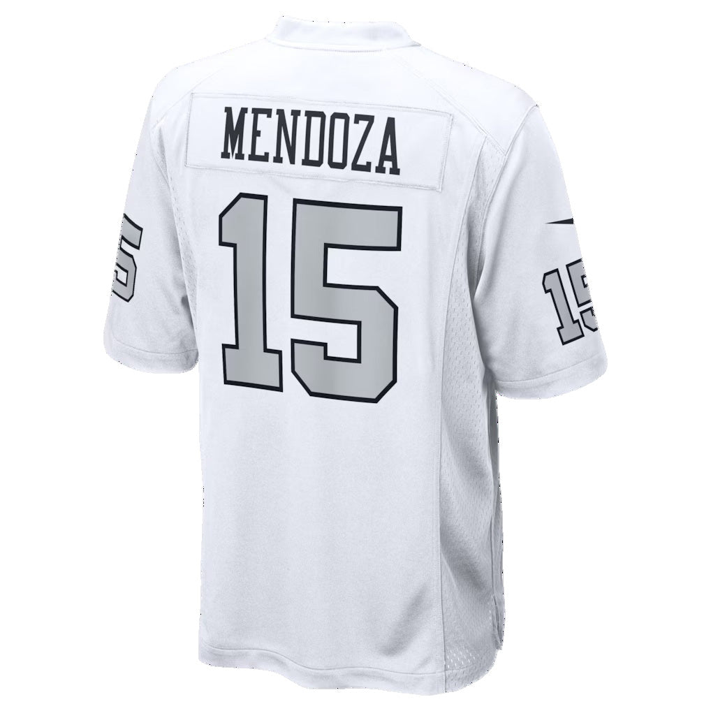 Cooneas LV.Raiders #15 Fernando Mendoza White Alternate Game Player Stitched Jerseys