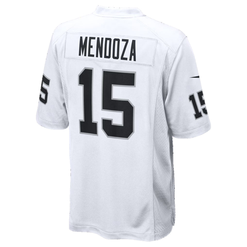 Cooneas LV.Raiders #15 Fernando Mendoza White Game Player Stitched Jerseys