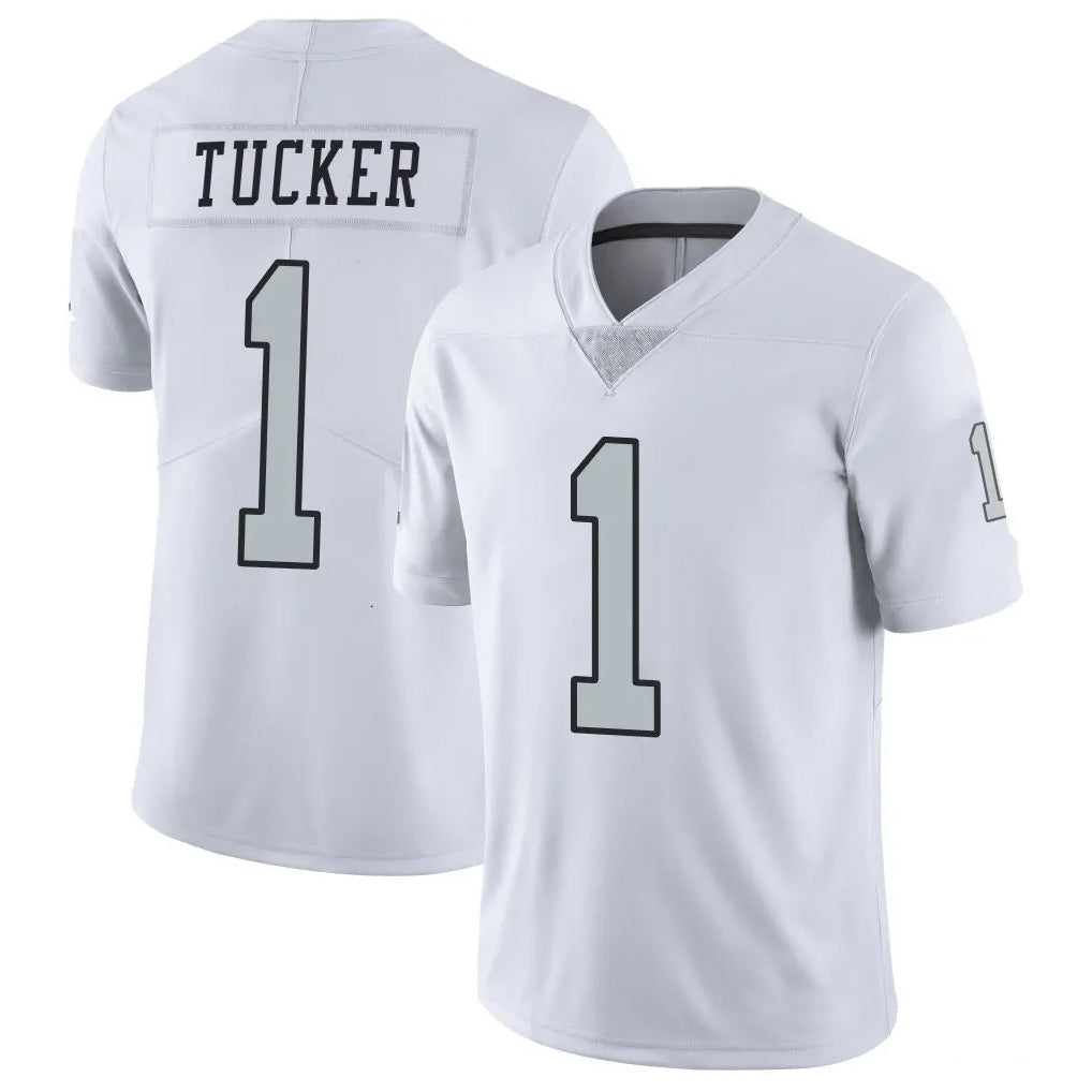 Cooneas LV.Raiders #1 Tre Tucker Player White Limited Color Rush Home Game Stitched Jerseys