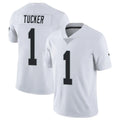 Cooneas LV.Raiders #1 Tre Tucker Player White Limited Vapor Untouchable Home Game Stitched Jerseys