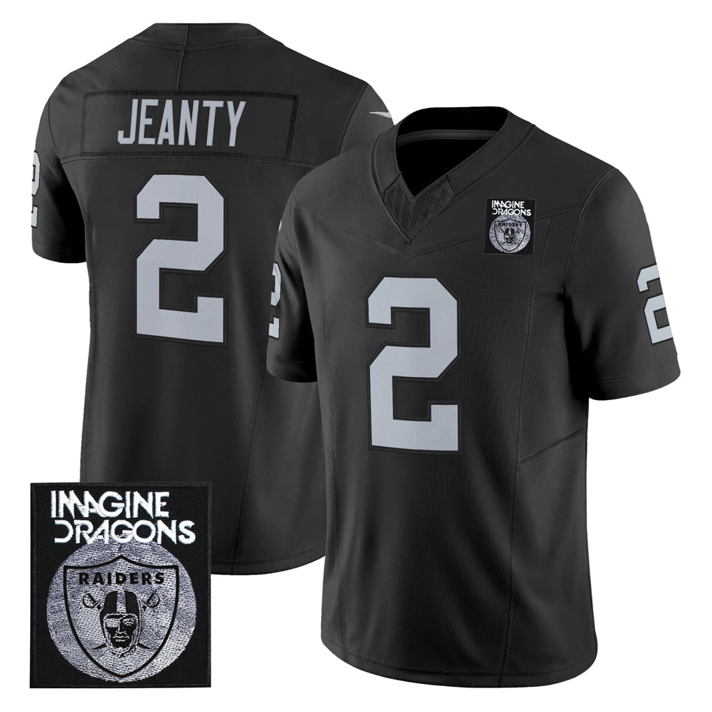 Cooneas LV.Raiders #2 Ashton Jeanty Player Black Vapor Limited Home Game Stitched Jerseys
