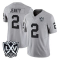 Cooneas LV.Raiders #2 Ashton Jeanty Player Gray 2026 Vapor Limited Home Game Stitched Jerseys