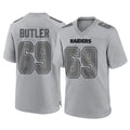Cooneas LV.Raiders #69 Adam Butler Player Gray Atmosphere Fashion Limited Game Stitched Jerseys