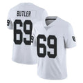 Cooneas LV.Raiders #69 Adam Butler Player White Limited Vapor Untouchable Home Game Stitched Jerseys