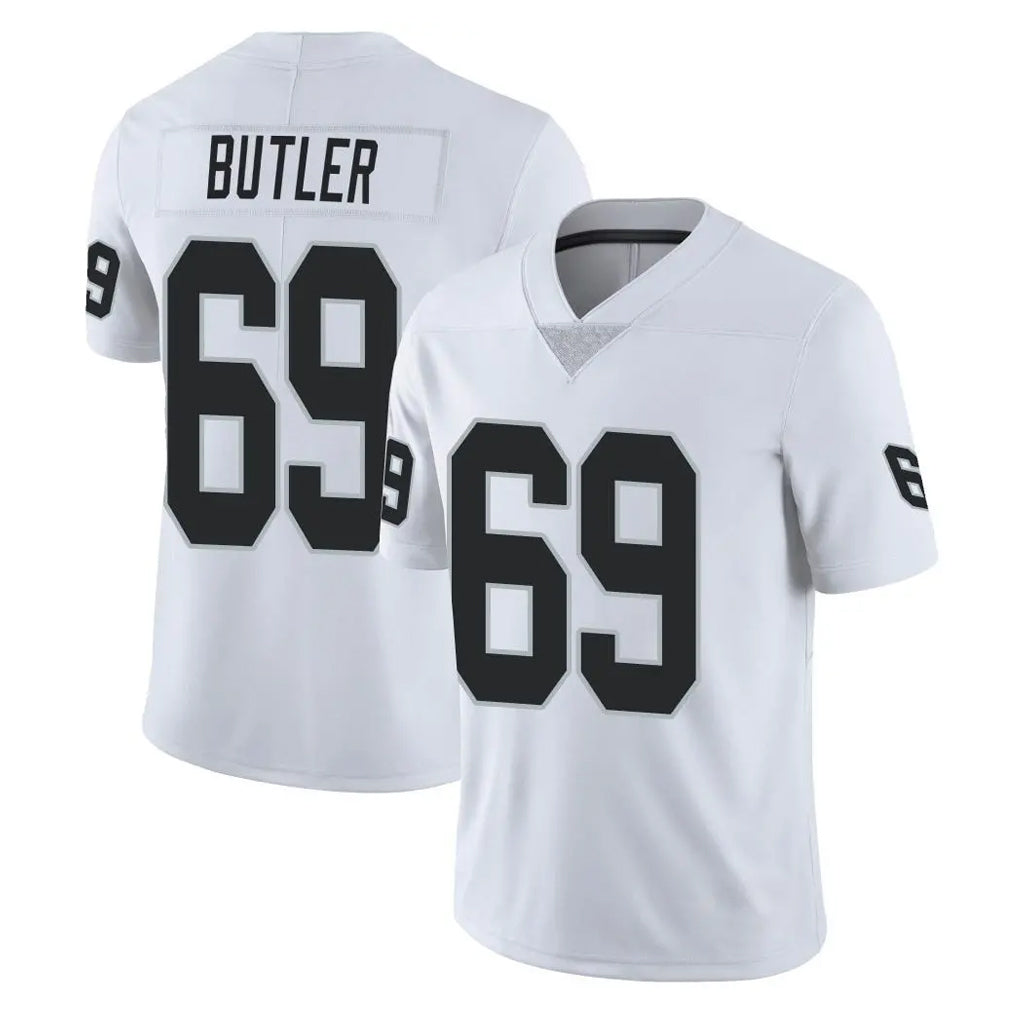 Cooneas LV.Raiders #69 Adam Butler Player White Limited Vapor Untouchable Home Game Stitched Jerseys