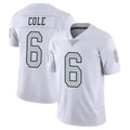 Cooneas LV.Raiders #6 A.J. Cole Player White Limited Color Rush Home Game Stitched Jerseys