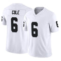 Cooneas LV.Raiders #6 A.J. Cole Player White Limited Vapor F.U.S.E. Home Game Stitched Jerseys