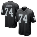 Cooneas LV.Raiders #74 Kolton Miller Player Black Home Game Stitched Jerseys