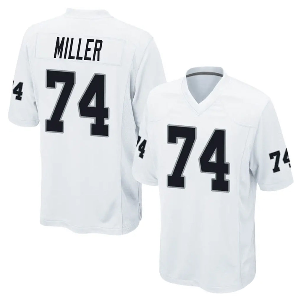 Cooneas LV.Raiders #74 Kolton Miller Player White Home Game Stitched Jerseys