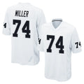 Cooneas LV.Raiders #74 Kolton Miller Player White Home Game Stitched Jerseys