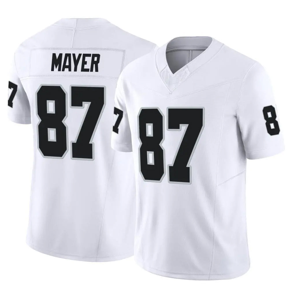 Cooneas LV.Raiders #87 Michael Mayer Player White Limited Vapor F.U.S.E. Home Game Stitched Jerseys