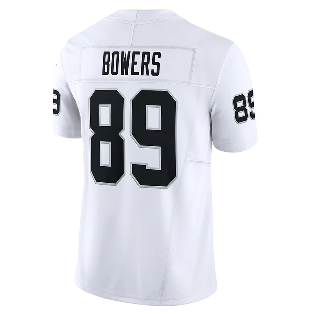 Cooneas LV.Raiders #89 Brock Bowers Player White Vapor F.U.S.E Limited Stitched Jerseys