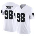 Cooneas LV.Raiders #98 Maxx Crosby Player White Limited Vapor F.U.S.E. Home Game Stitched Jerseys