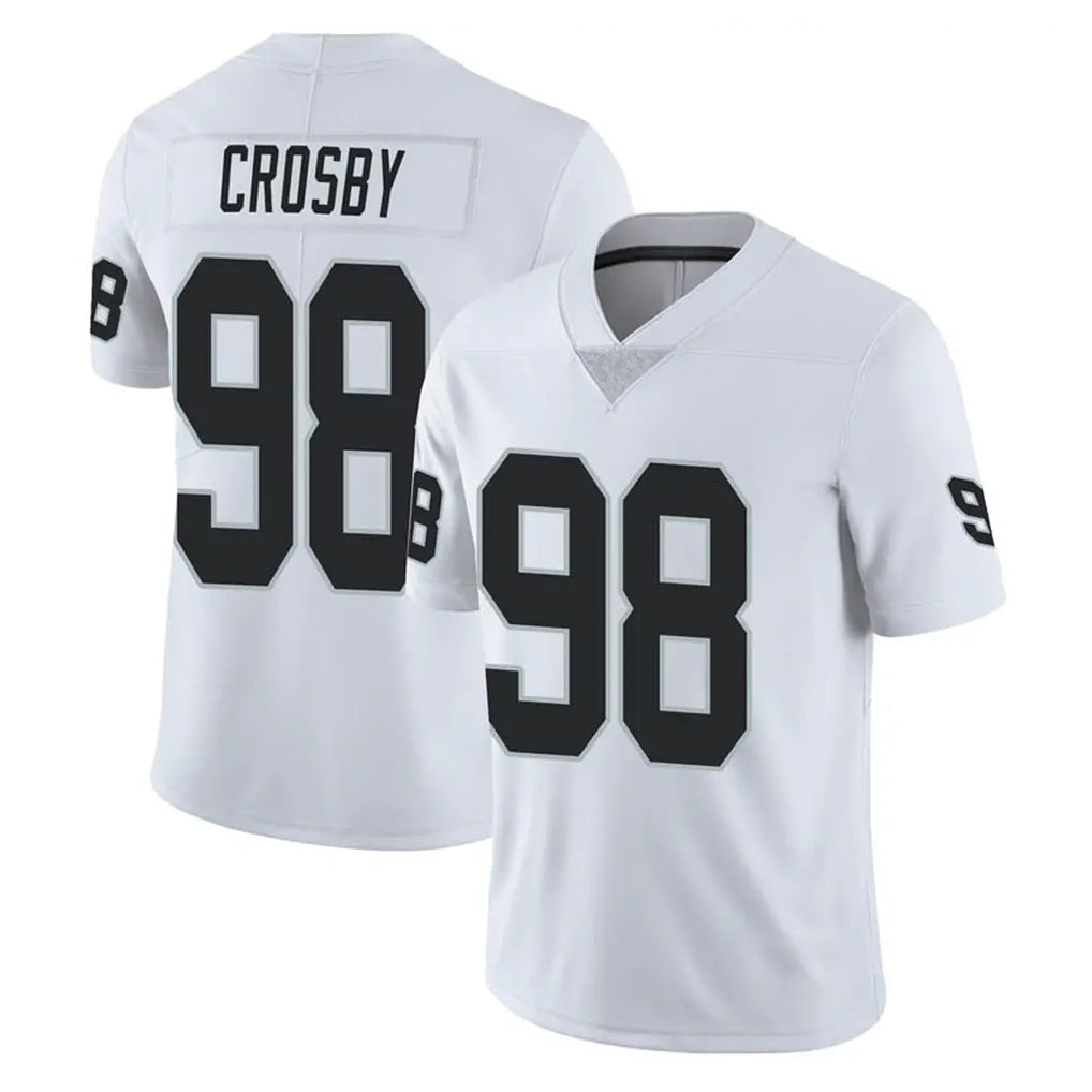 Cooneas LV.Raiders #98 Maxx Crosby Player White Limited Vapor Untouchable Home Game Stitched Jerseys