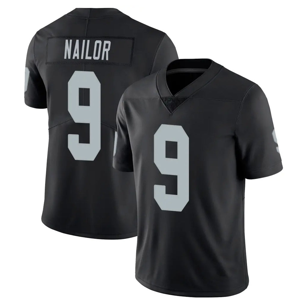 Cooneas LV.Raiders #9 Jalen Nailor Player Black Limited Vapor Untouchable Home Game Stitched Jerseys