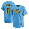 Cooneas M.Brewers #11 Jackson Chourio Player Light Blue City Connect Home Limited Stitched Jerseys