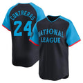 Cooneas M.Brewers #24 William Contreras Player Navy Limited National League All-Star Home Game Stitched Jerseys