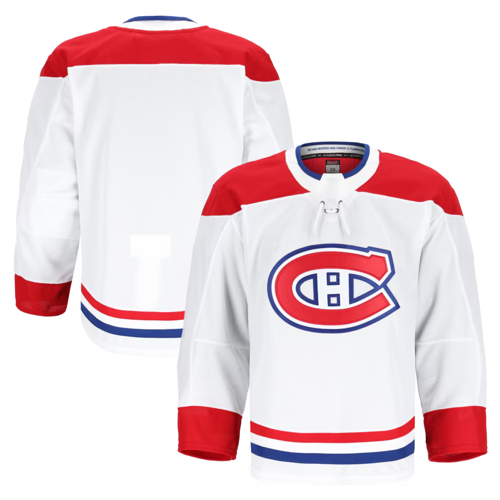 Cooneas M.Canadiens White Away Authentic Pro Jerseys