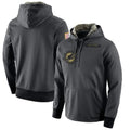 Cooneas M.Dolphins Gray Pullover Hoodies Limited Blank Player Stitched Jerseys