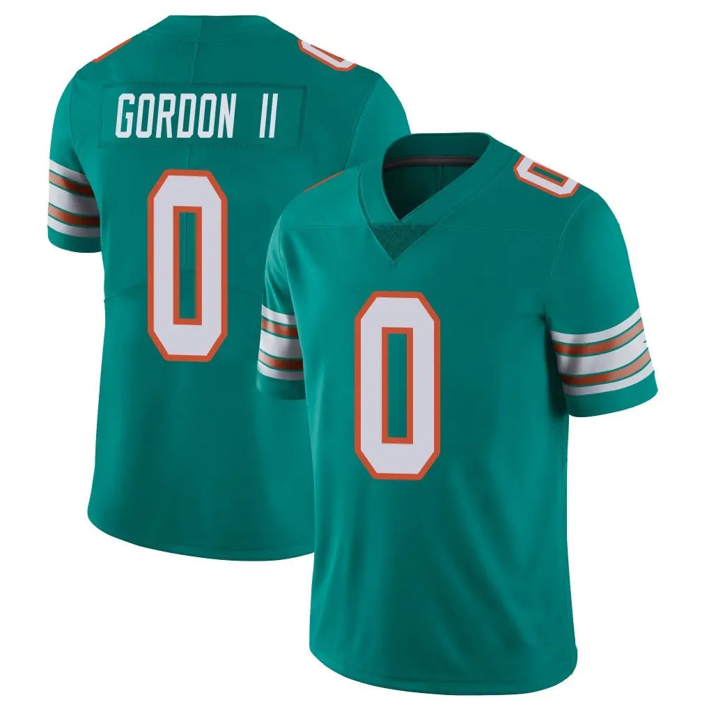 Cooneas M.Dolphins #0 Ollie Gordon II Player Aqua Limited Alternate Vapor Untouchable Home Game Stitched Jerseys