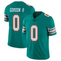 Cooneas M.Dolphins #0 Ollie Gordon II Player Aqua Limited Alternate Vapor Untouchable Home Game Stitched Jerseys