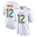 Cooneas M.Dolphins #12 Bob Griese Player White Fashion Game Stitched Jerseys