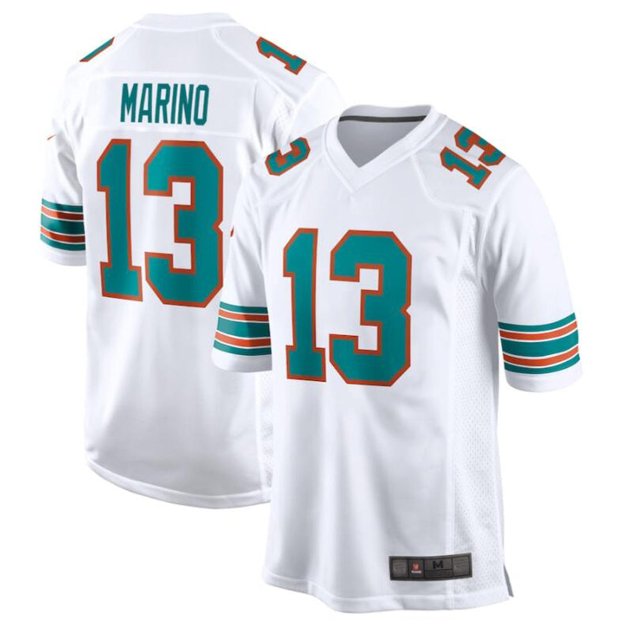 Cooneas M.Dolphins #13 Dan Marino White Retired Player Jersey American Stitched Jerseys