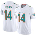 Cooneas M.Dolphins #14 Quinn Ewers Player White Vapor Limited Game Stitched Jerseys