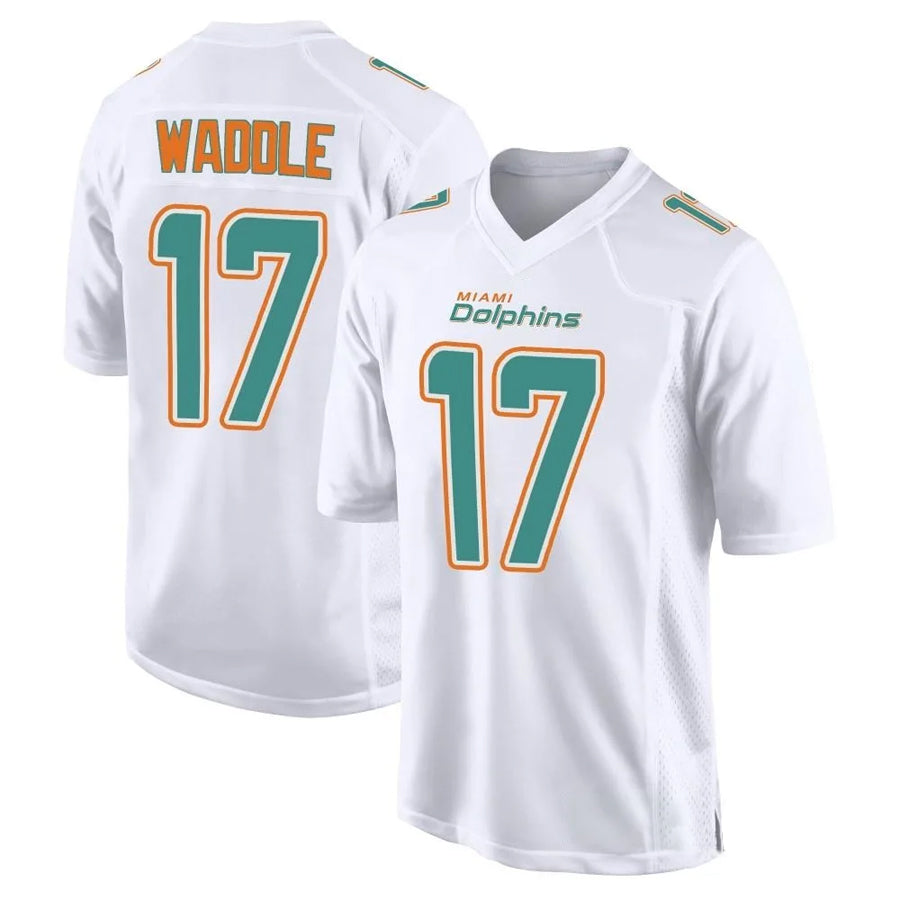 Cooneas M.Dolphins #17 Jaylen Waddle Player White Fashion Game Stitched Jerseys