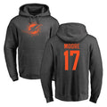 Cooneas M.Dolphins #17 Trey Moore Player Darkgray Pullover Hoodies Limited Stitched Jerseys