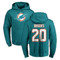 Cooneas M.Dolphins #20 Jordyn Brooks Player Aqua LOGO Pullover Hoodies Limited Stitched Jerseys