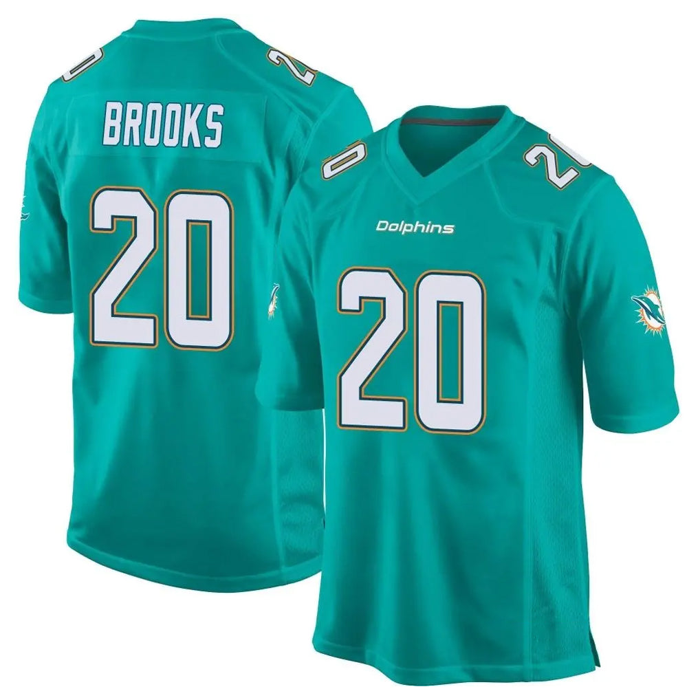 Cooneas M.Dolphins #20 Jordyn Brooks Player Aqua Team Color Home Game Stitched Jerseys