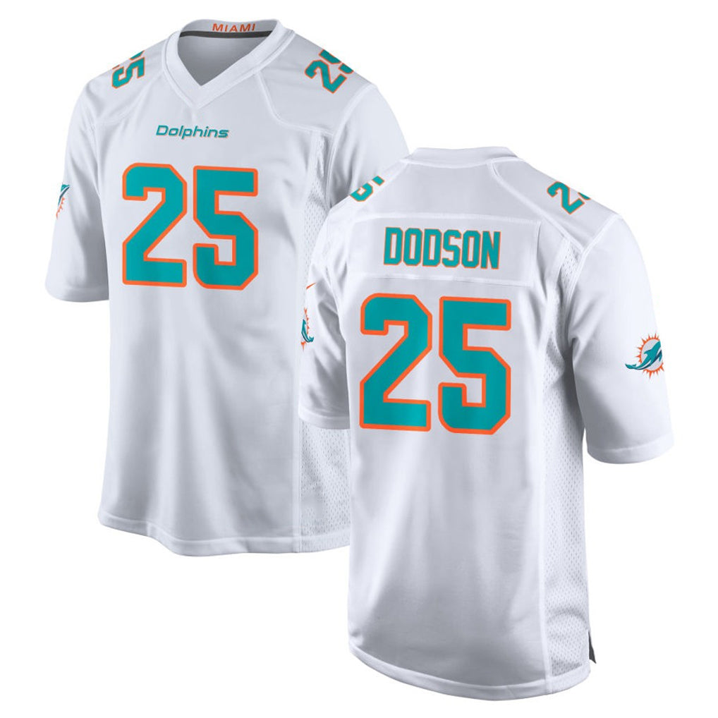 Cooneas M.Dolphins #25 Tyrel Dodson Player White Limited Home Game Stitched Jerseys