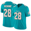 Cooneas M.Dolphins #28 De'Von Achane Player Aqua Limited Vapor F.U.S.E. Home Game Stitched Jerseys