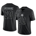 Cooneas M.Dolphins #28 De??£¤Von Achane Player Black RFLCTV Limited Stitched Jerseys