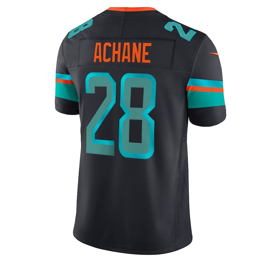 Cooneas M.Dolphins #28 De??£¤Von Achane Player Blue Rivalries Collection Vapor Limited Stitched Jersey