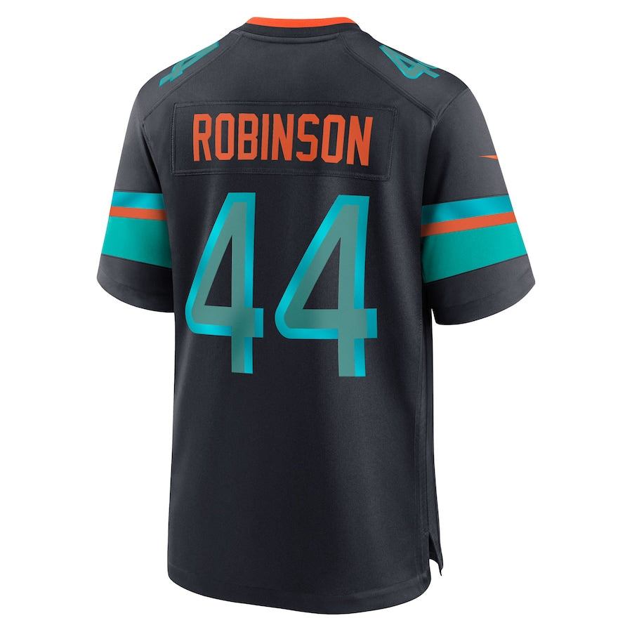 Cooneas M.Dolphins #44 Chop Robinson Player Pitch Blue Rivalries Collection Game Stitched Jerseys