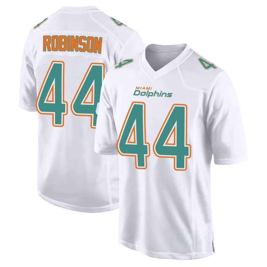 Cooneas M.Dolphins #44 Chop Robinson Player White Foshion Elite Stitched Jerseys
