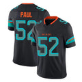 Cooneas M.Dolphins #52 Patrick Paul Player Black Limited Pitch Rivalries Collection Home Game Stitched Jerseys