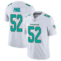 Cooneas M.Dolphins #52 Patrick Paul Player White Limited Vapor Untouchable Home Game Stitched Jerseys