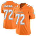 Cooneas M.Dolphins #72 Jonah Savaiinaea Player Orange Limited Home Game Stitched Jerseys