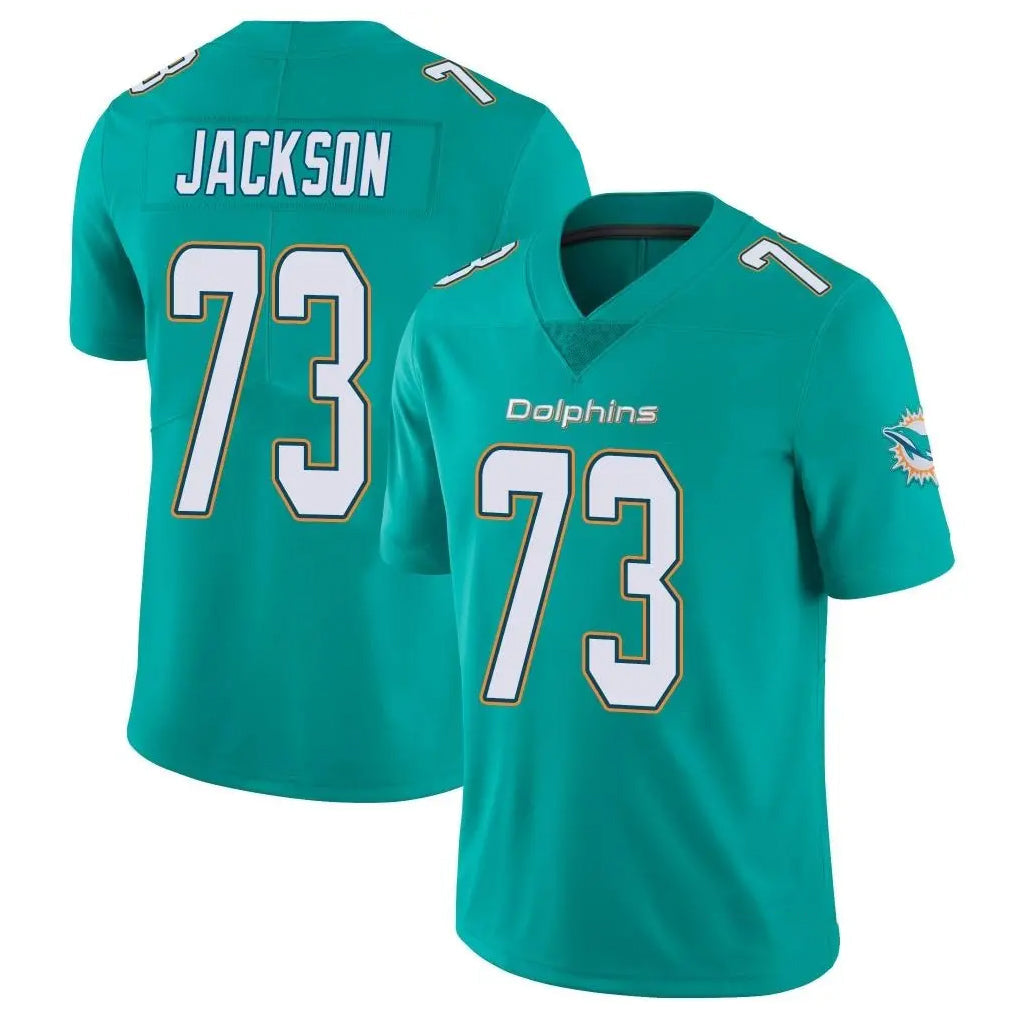 Cooneas M.Dolphins #73 Austin Jackson Player Aqua Limited Vapor Untouchable Home Game Stitched Jerseys