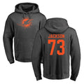 Cooneas M.Dolphins #73 Austin Jackson Player Darkgray Pullover Hoodies Limited Stitched Jerseys