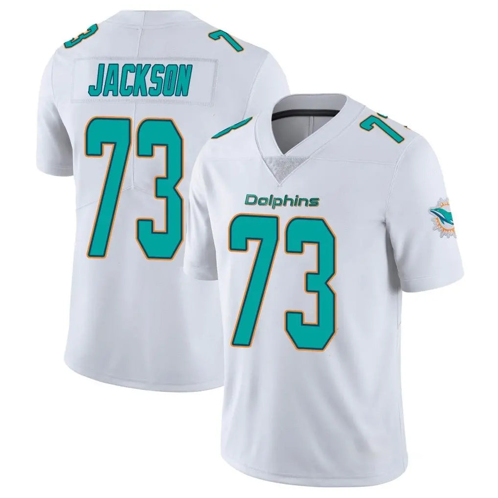 Cooneas M.Dolphins #73 Austin Jackson Player White Limited Vapor Untouchable Home Game Stitched Jerseys