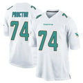 Cooneas M.Dolphins #74 Kadyn Proctor Player White Home Game Stitched Jerseys