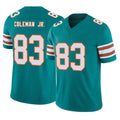 Cooneas M.Dolphins #83 Kevin Coleman Jr. Player Aqua Limited Alternate Vapor F.U.S.E. Home Game Stitched Jerseys