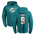 Cooneas M.Dolphins #9 Joshua Uche Player Aqua LOGO Pullover Hoodies Limited Stitched Jerseys