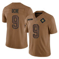 Cooneas M.Dolphins #9 Joshua Uche Player Brown Salute To Service Limited Stitched Jerseys