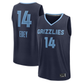 Cooneas M.Grizzlies #14 Zach Edey Navy Fast Break Replica Stitched Jerseys- Icon Edition